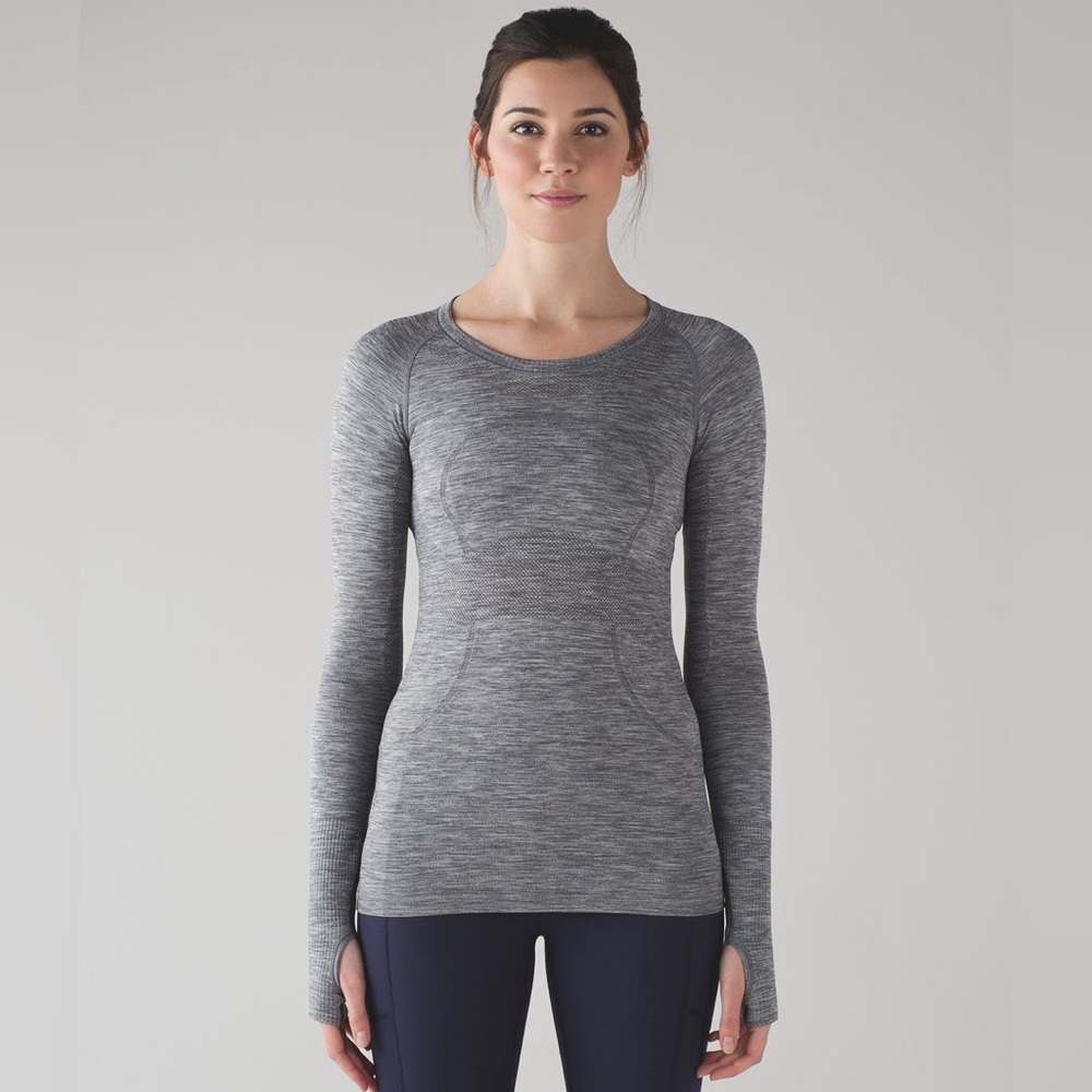 lululemon athletica Gray Long Sleeve Top